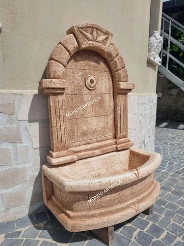 Fontana parete con vasca - fontana,