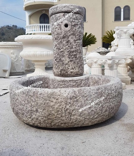 Fontana colonnina con vasca - fontana,