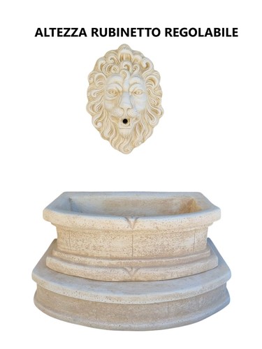 Fontana muro per esterno - fontana,