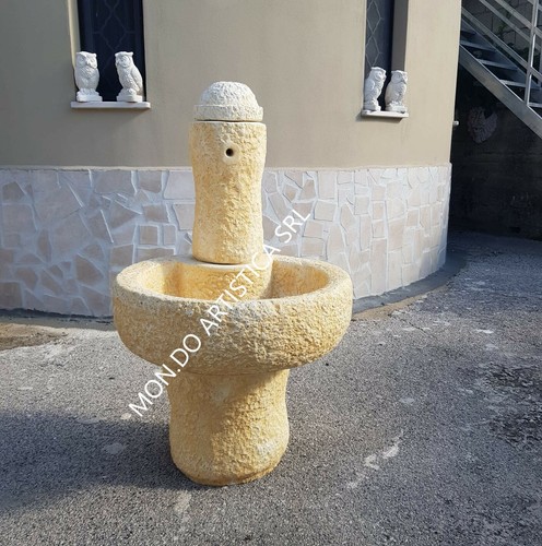 Fontana colonna giardino - colonna,